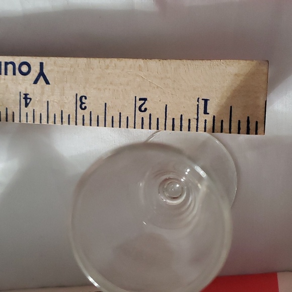 : 4pc VINTAGE 4" la reine stemware cardials anchor hocking Sherry Glasses in box - Picture 7 of 9